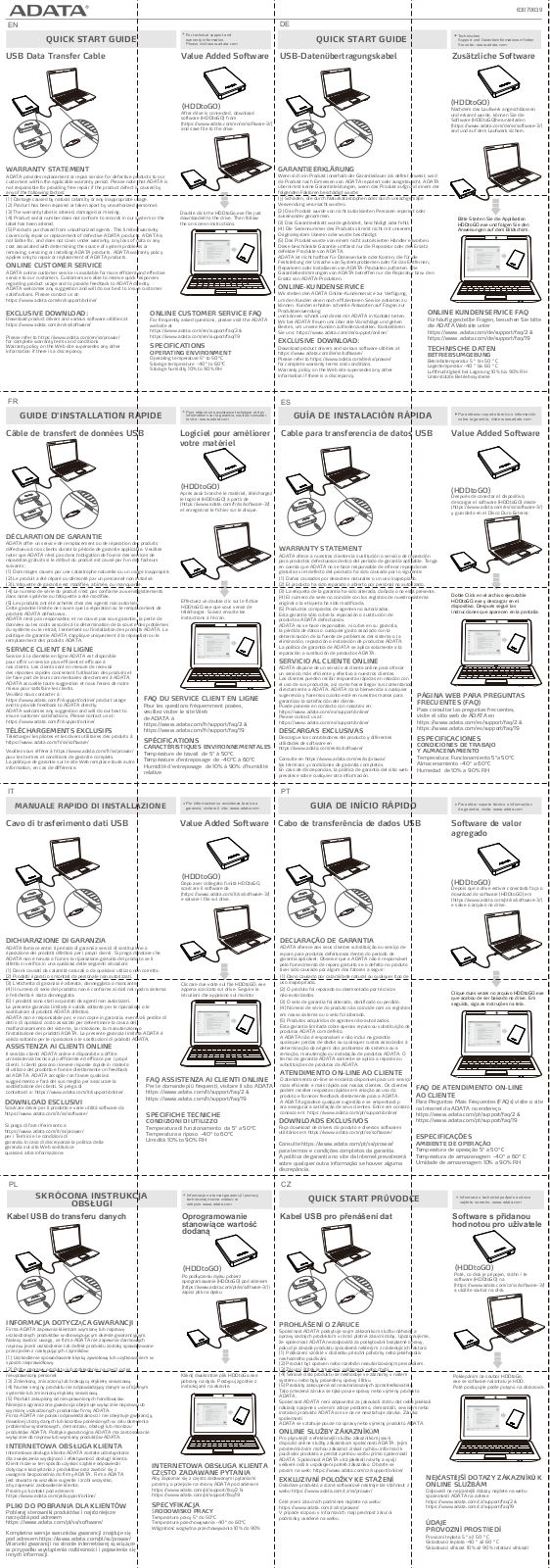 ADATA SC685, ASC685-250GU32G2-CWH, ASC685-2TU32G2-CWH, ASC685-500GU32G2-CWH, SE760 User Manual