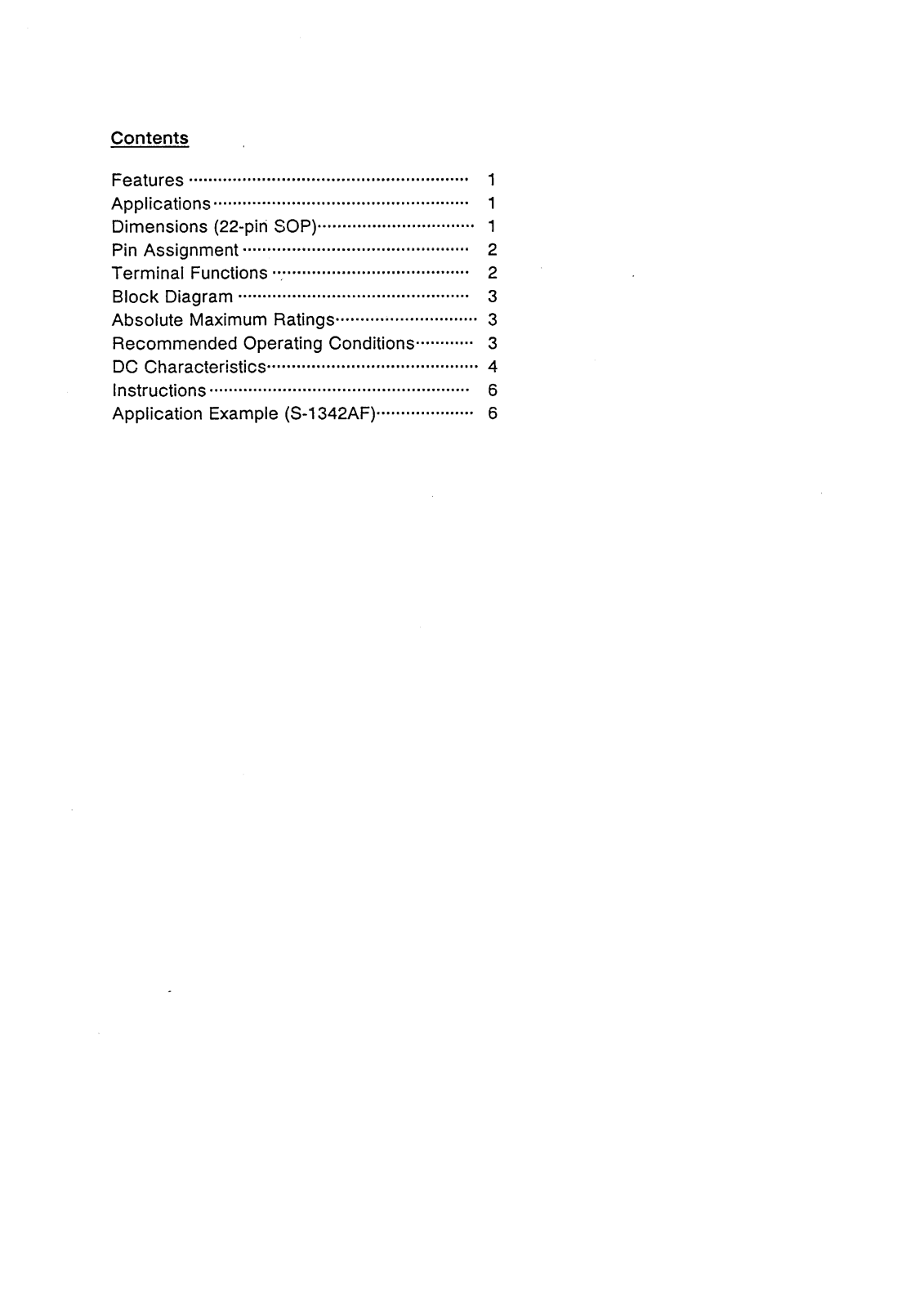 Epson S-1342AF, S-13L42AF Datasheet