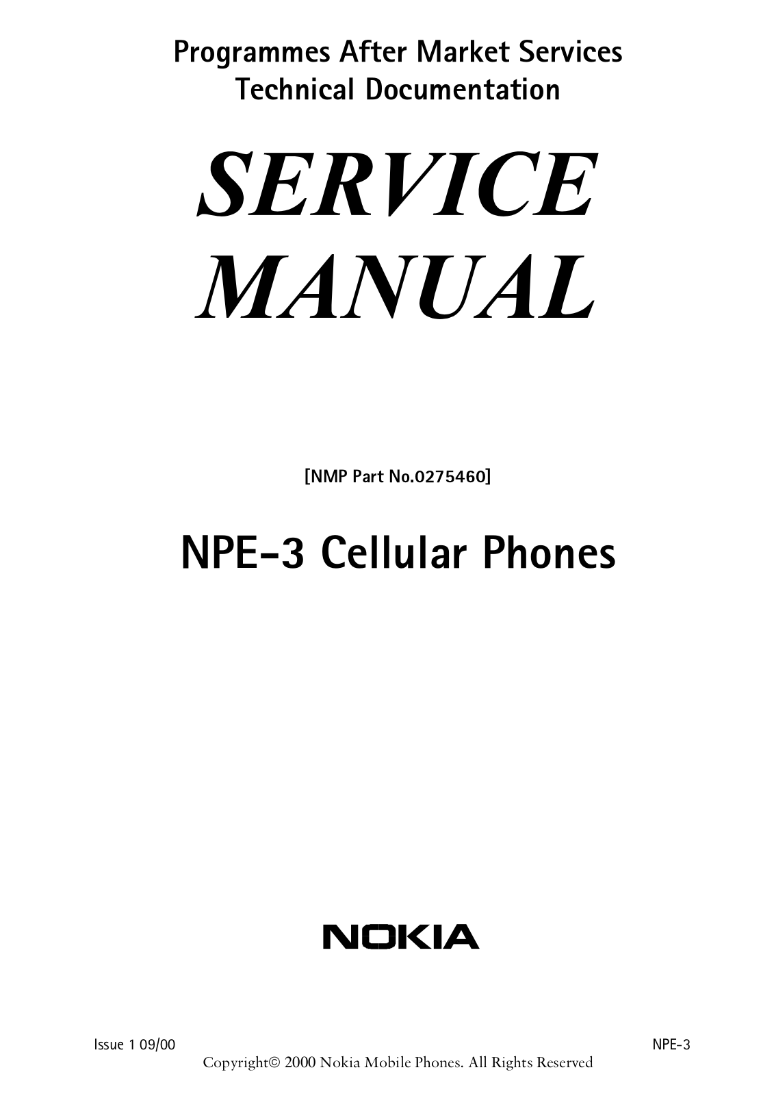 Nokia 6210 Service manual