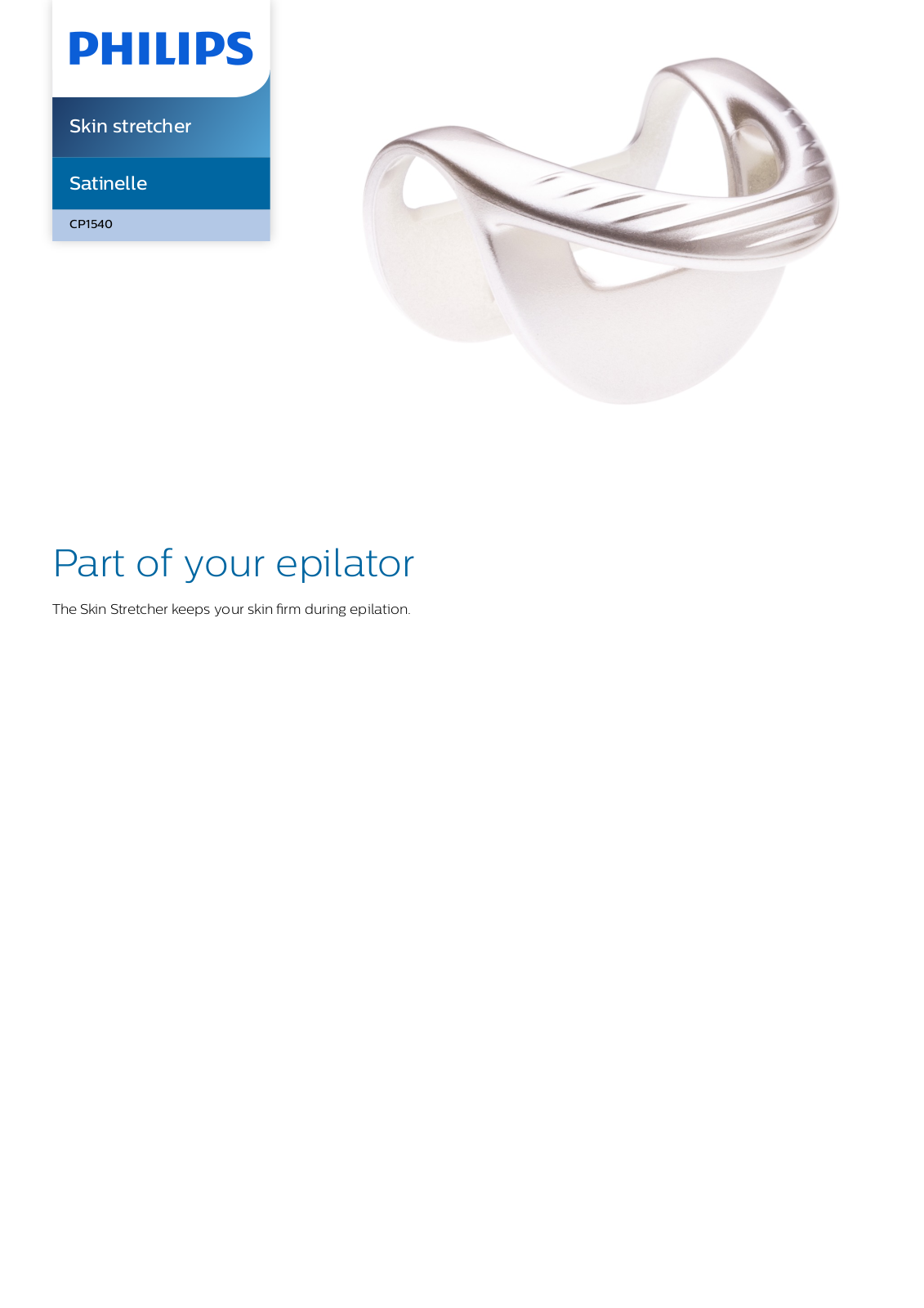 Philips CP1540/01 leaflet - ManualMachine.com
