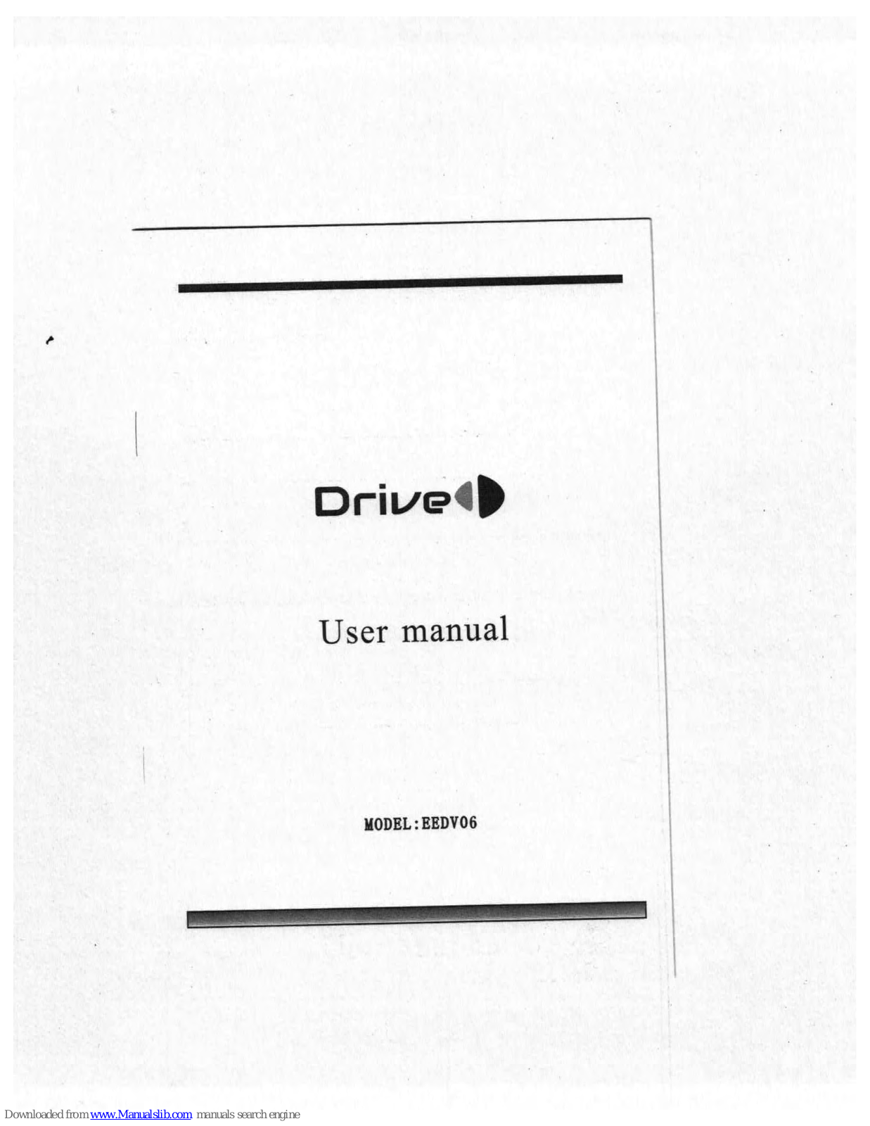 Drive EEDV06 User Manual