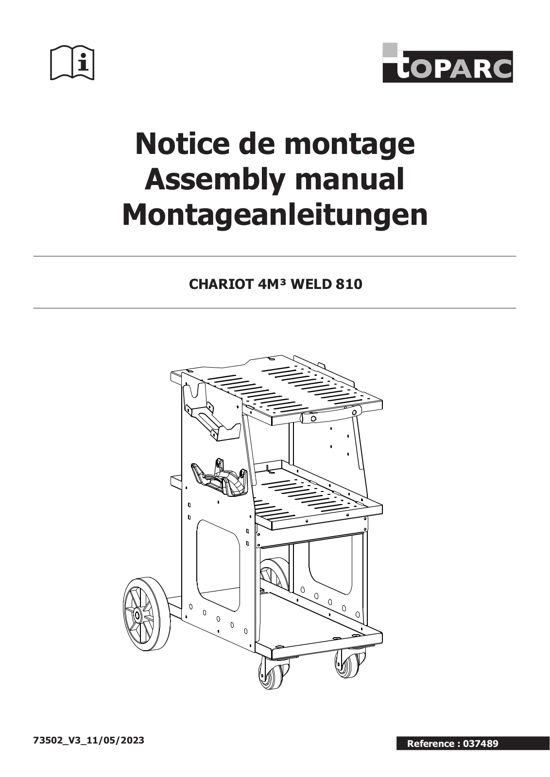 GYS TROLLEY 4m³ WELD 810 User guide - ManualMachine.com