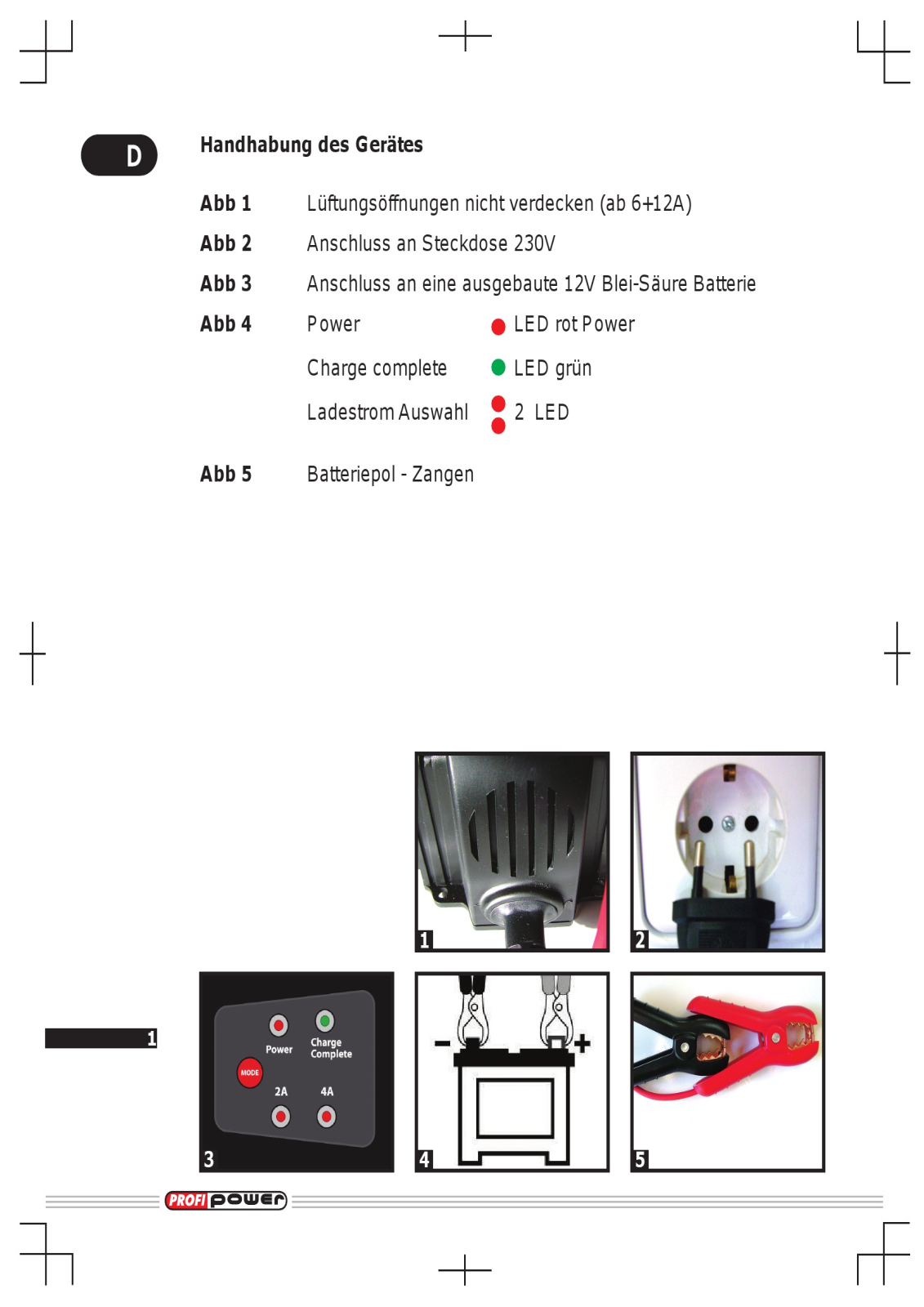 Profi Power LCD 4+8A User guide