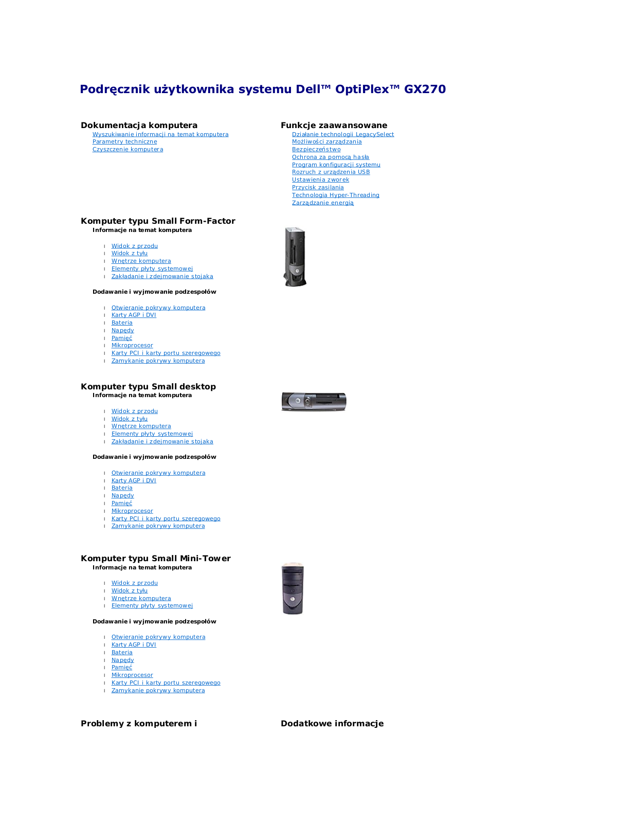 Dell OptiPlex GX270 User Manual