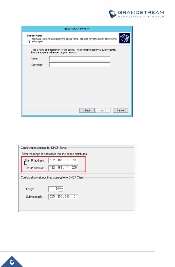 Grandstream DHCP User manual