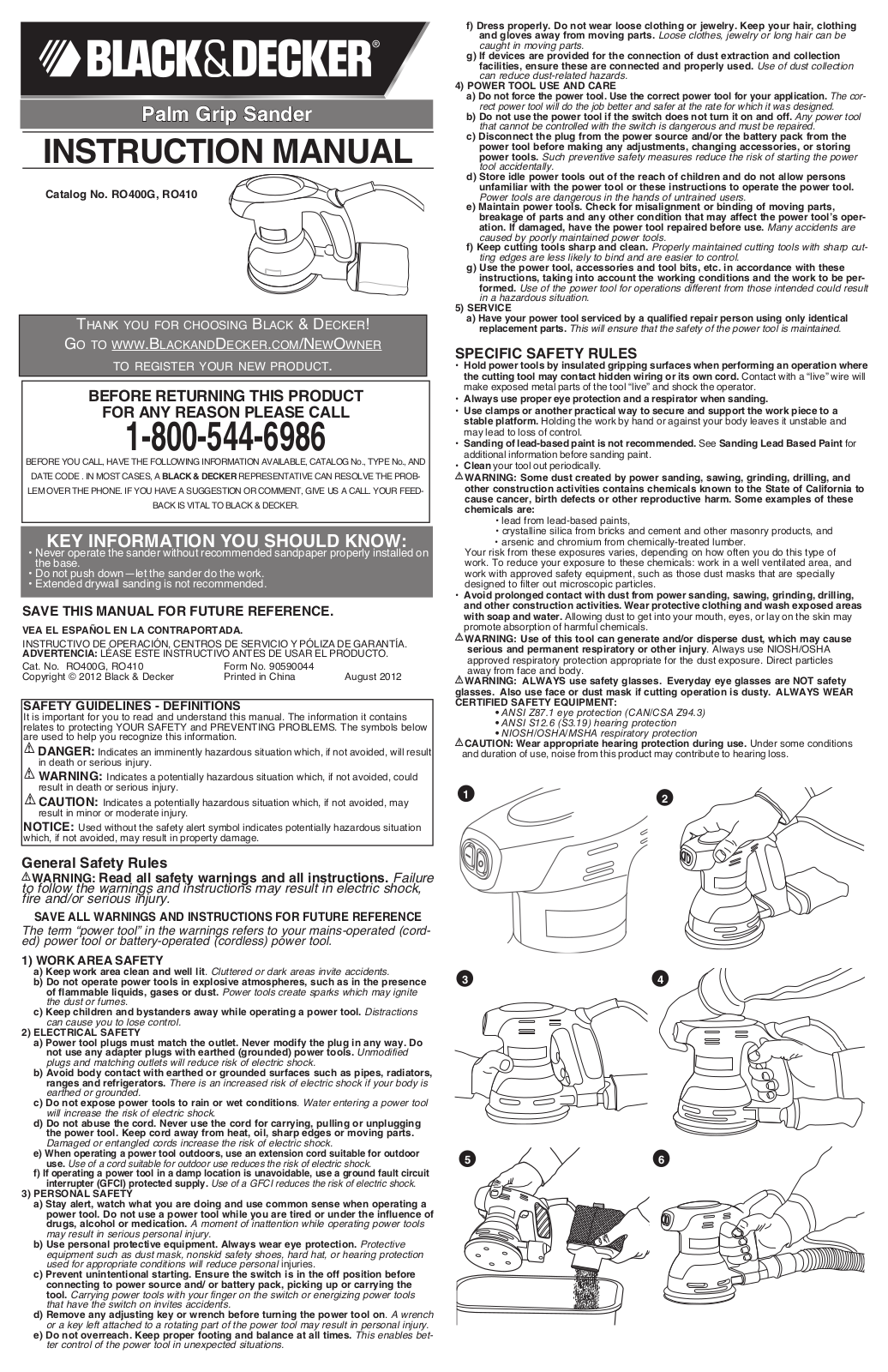 Black & Decker RO400G User Manual