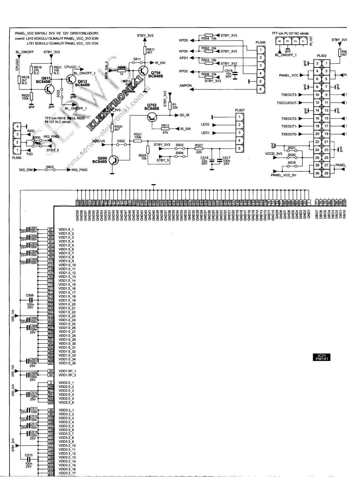 RAINFORD 17MB11-4 Schematic