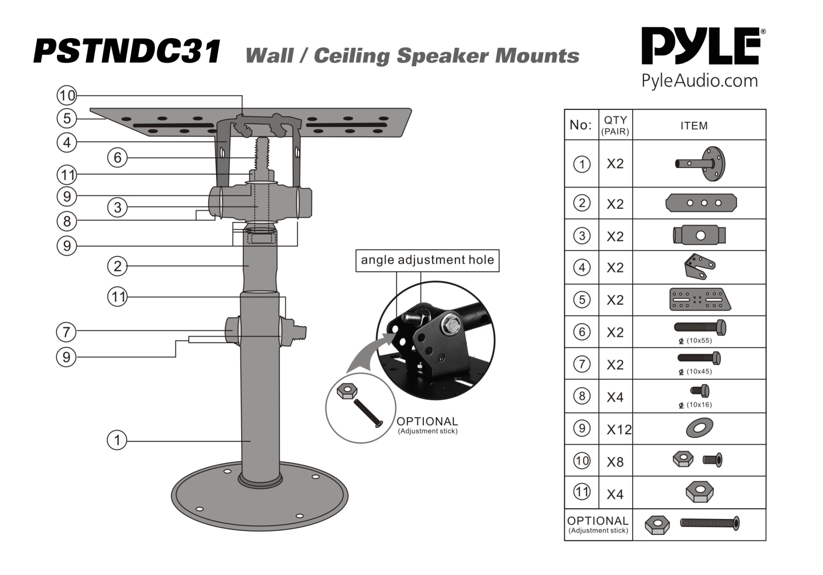 Pyle PSTNDC31 User guide - ManualMachine.com