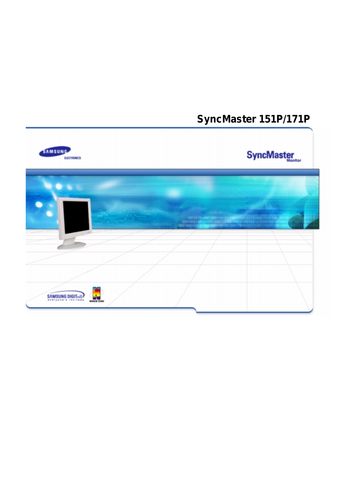 Samsung SYNCMASTER 151P, SYNCMASTER 171P User Manual