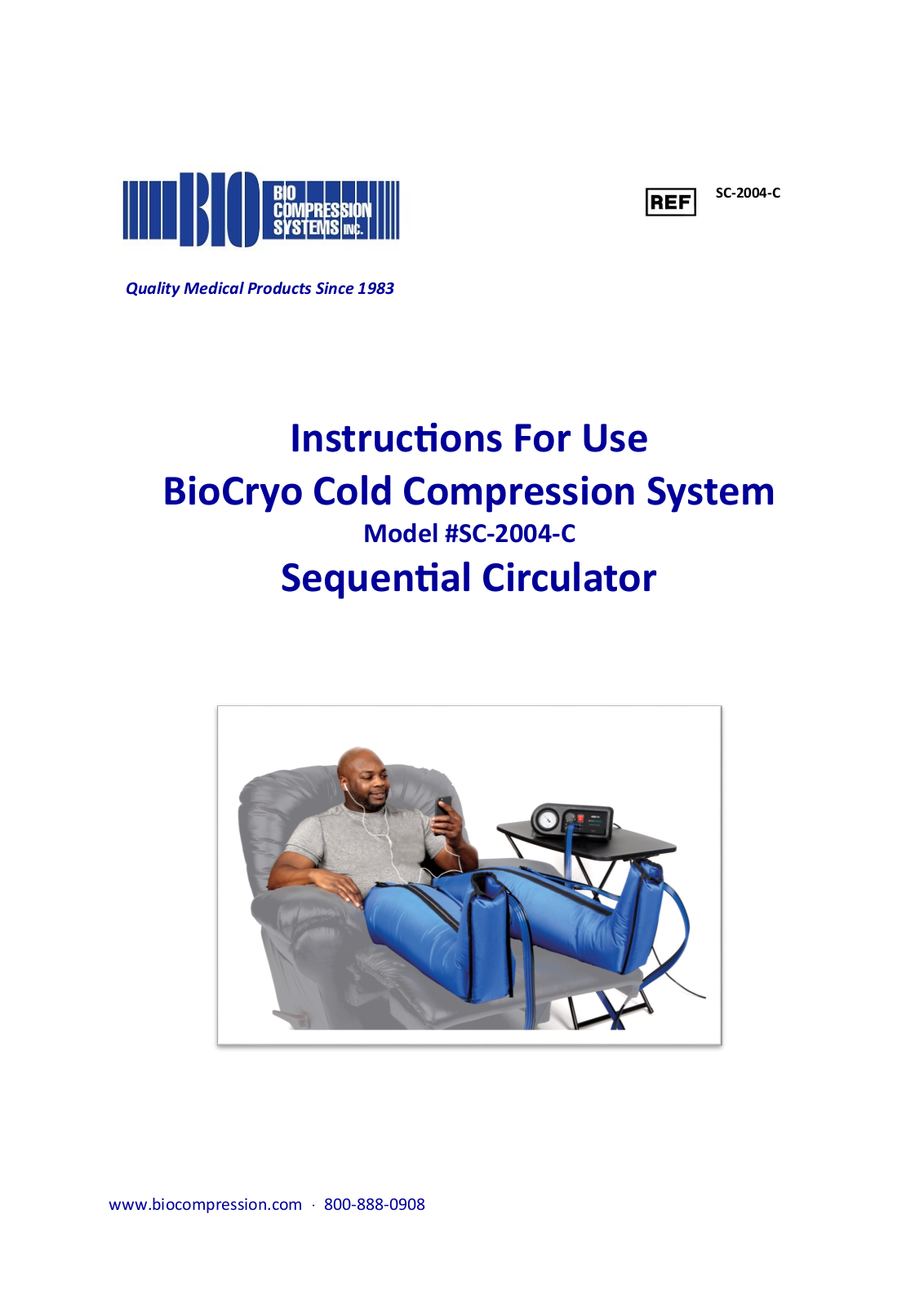 Bio Compression SC-2004-C User Manual - ManualMachine.com