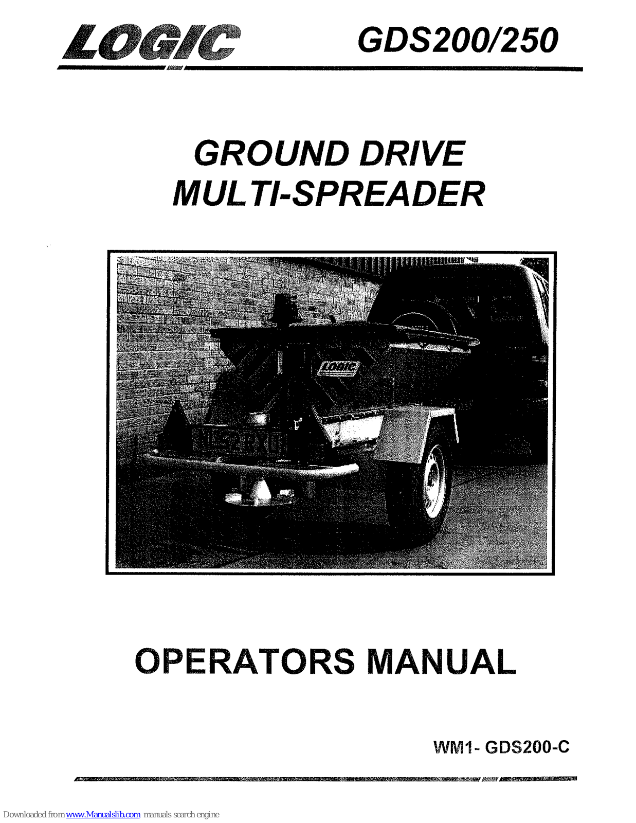 Logic GDS200, GDS250 Operator's Manual