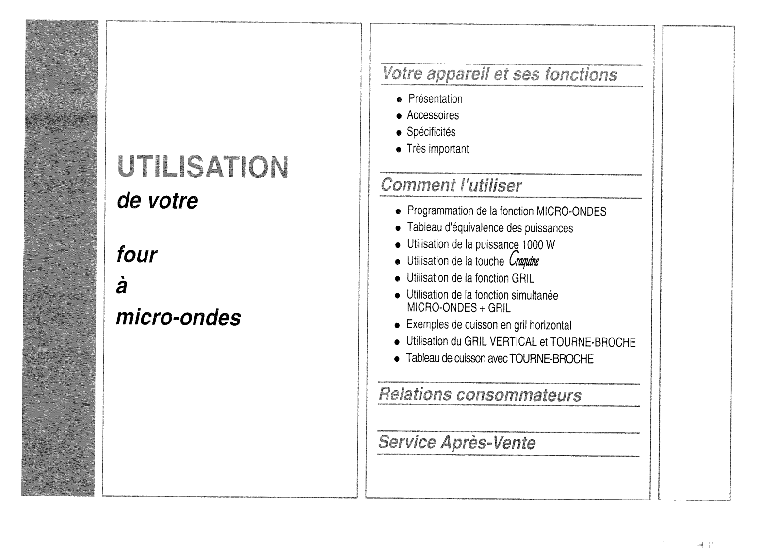 BRANDT M21BTP User Manual