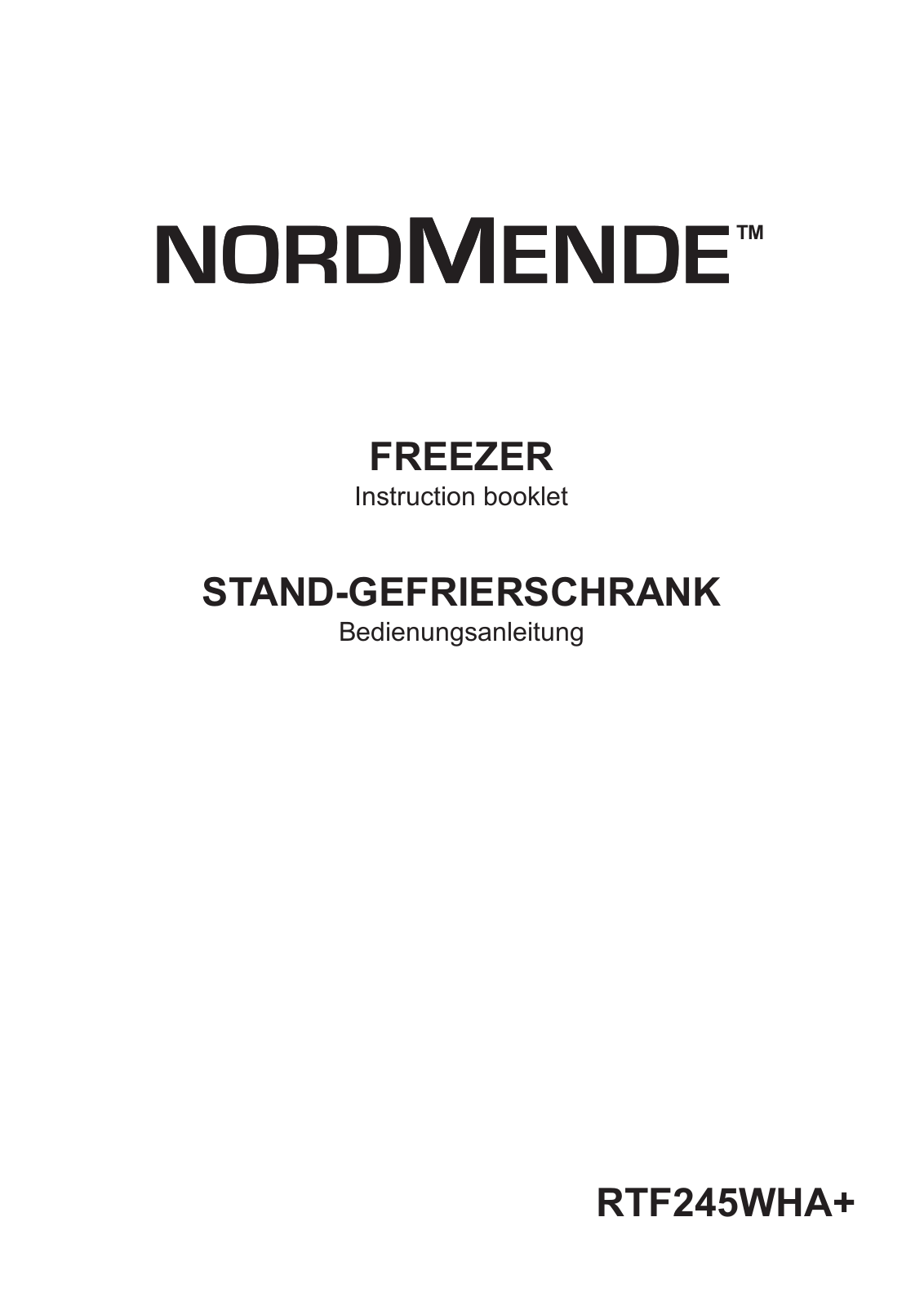 Nordmende RTF245WHA User Manual