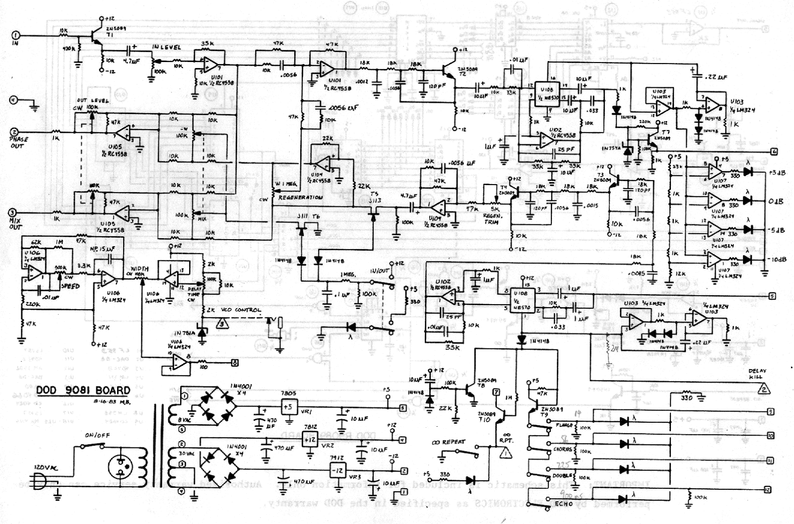 DOD 9081 Schematic