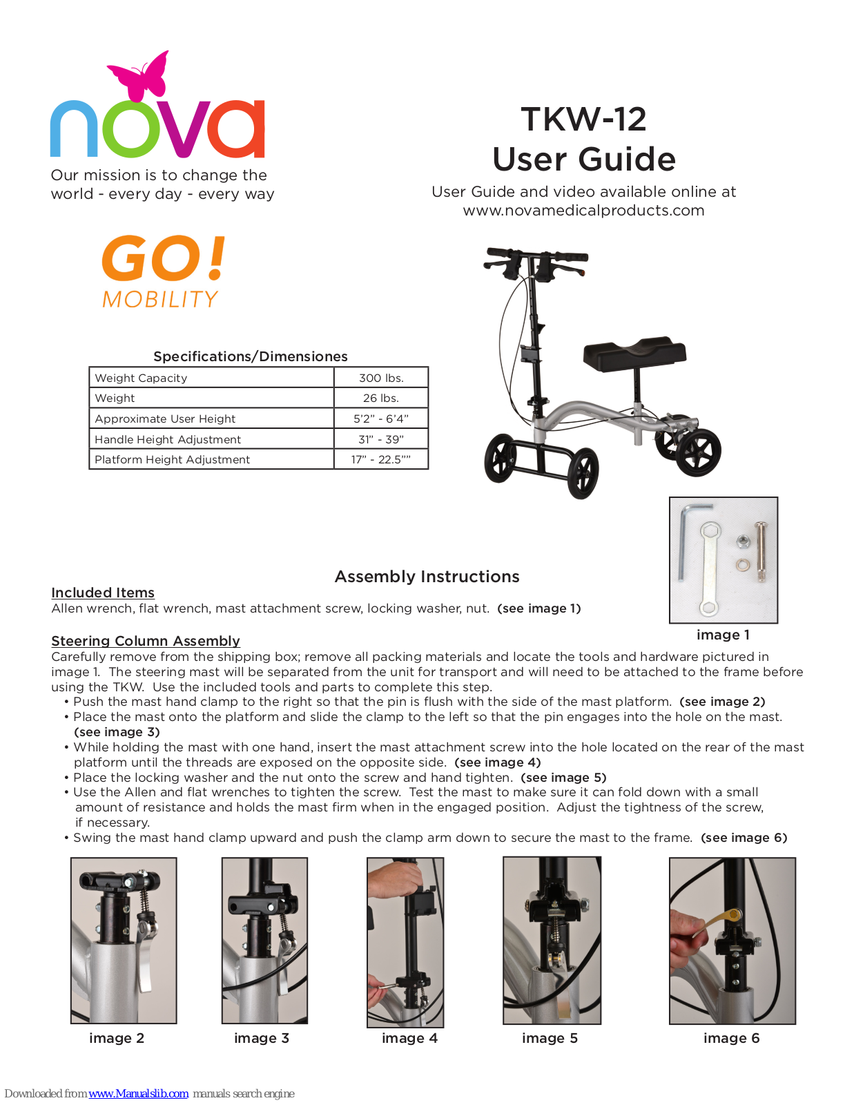 Nova TKW-12 User Manual