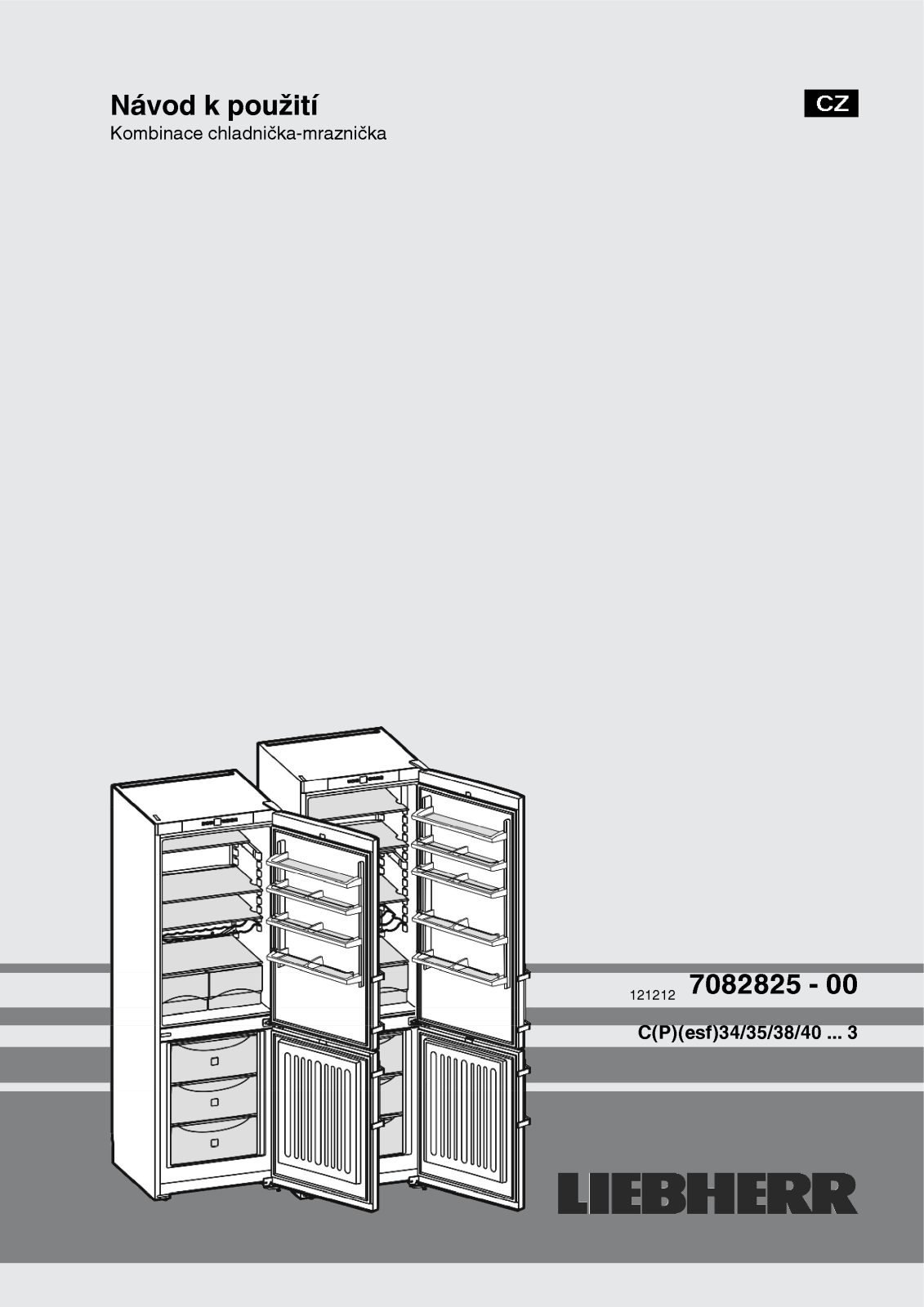 Liebherr CP 3813, CPesf 3813 User Manual