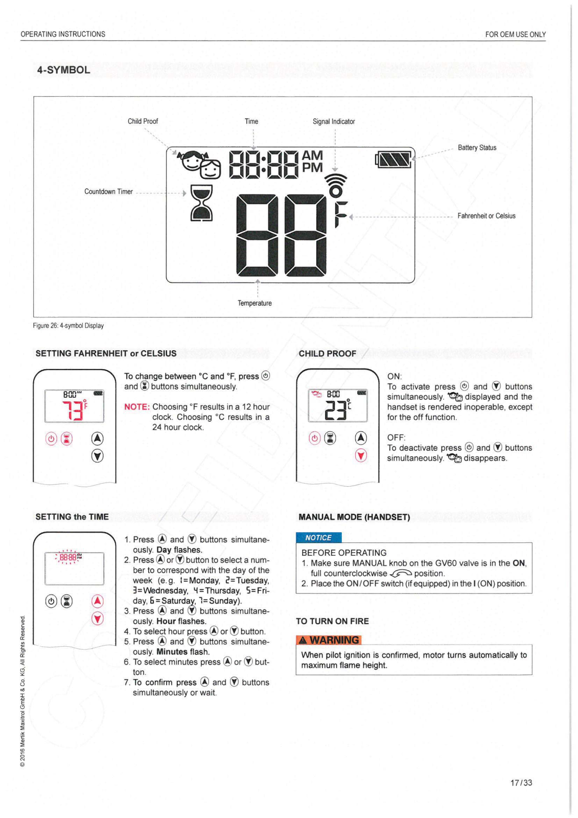 Mertik Maxitrol and KG B6RR9P, B6RH9P Users Manual