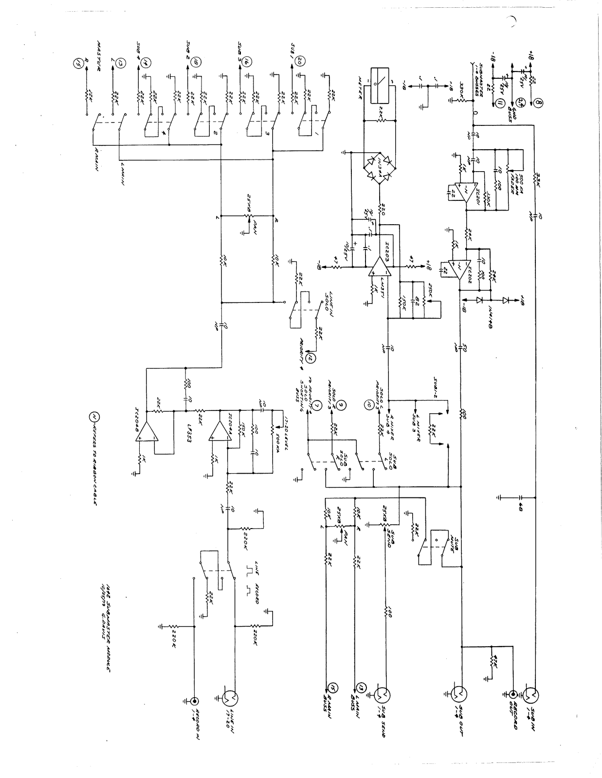 Biamp 1648 INPUT MODULES 13-16 User Manual