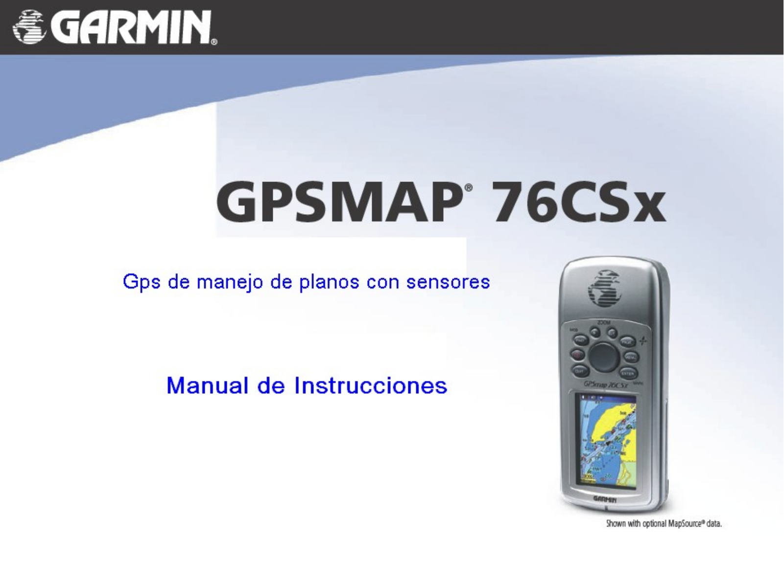 Garmin GPSMAP 76CSX User Manual