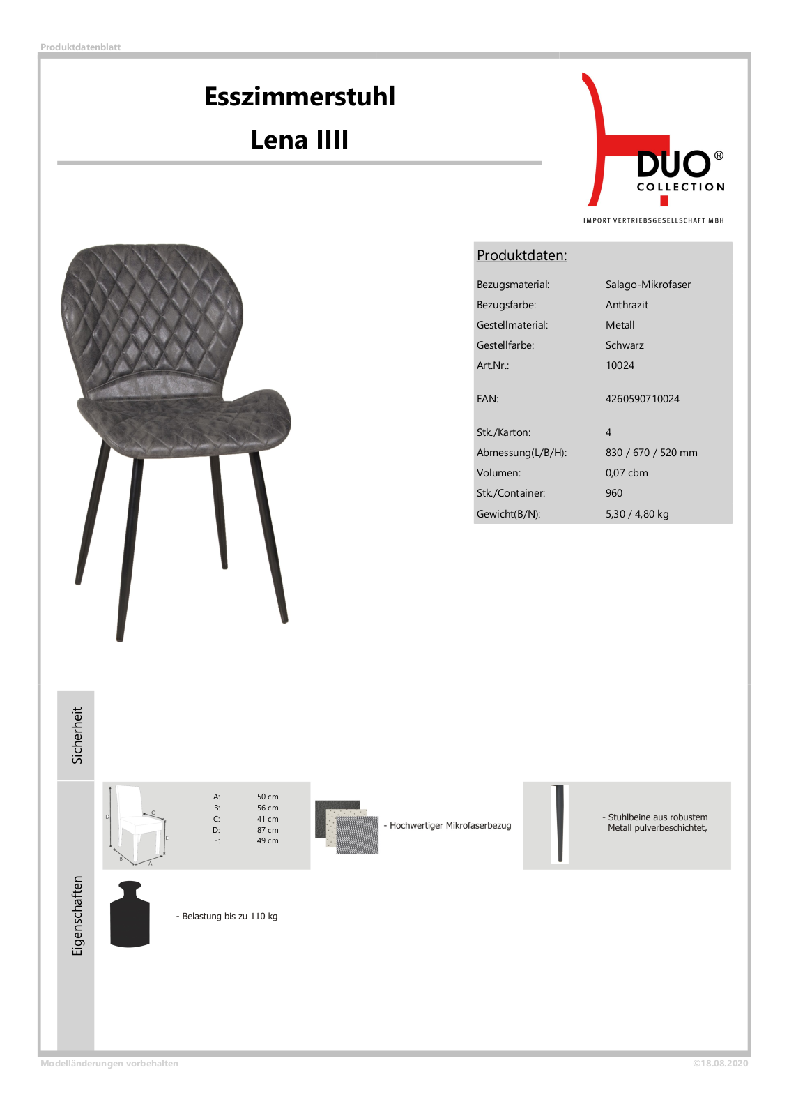 Duo Collection Lena Assembly instructions