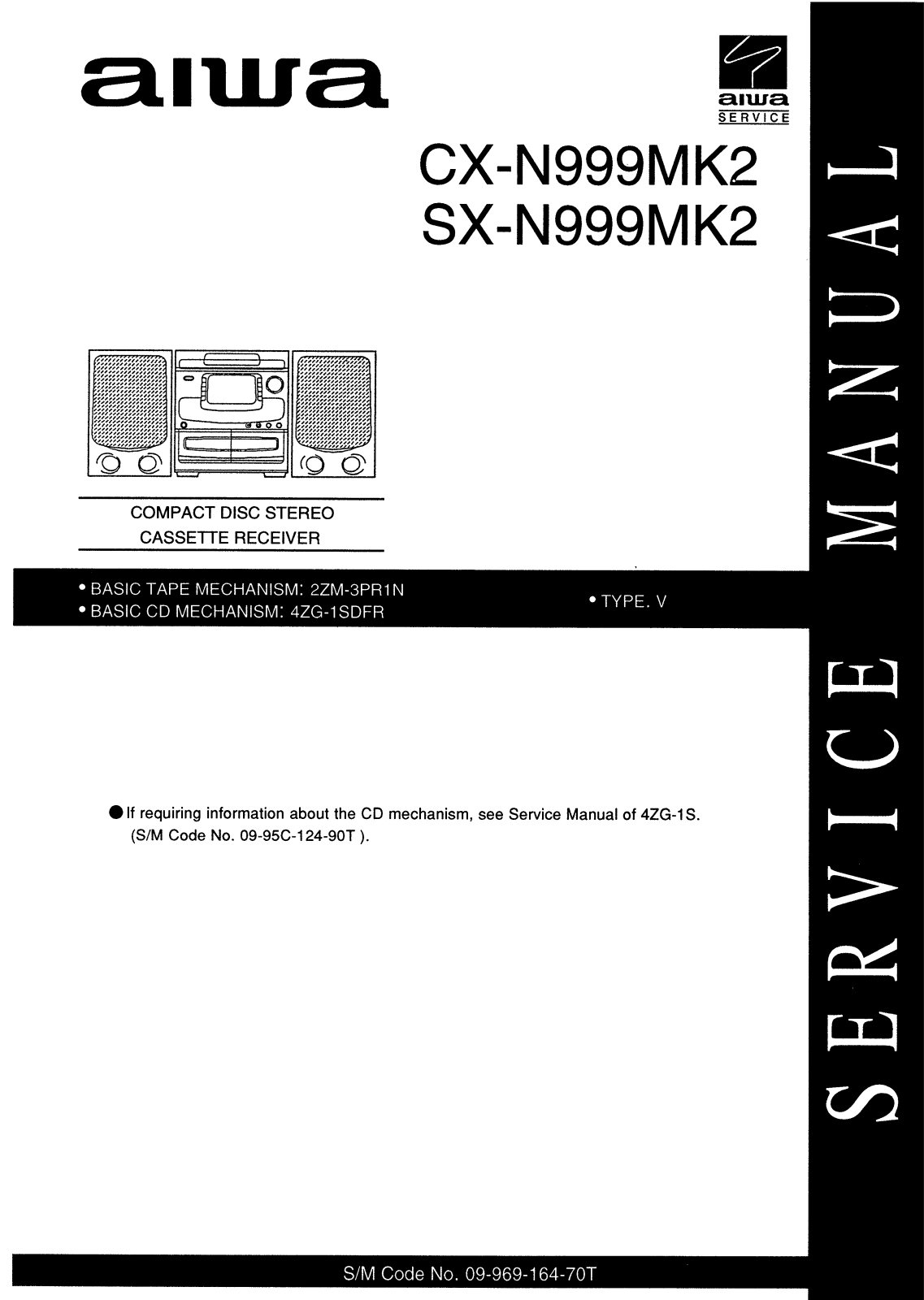 Aiwa SXN-999 Mk2, CXN-999 Mk2 Service manual