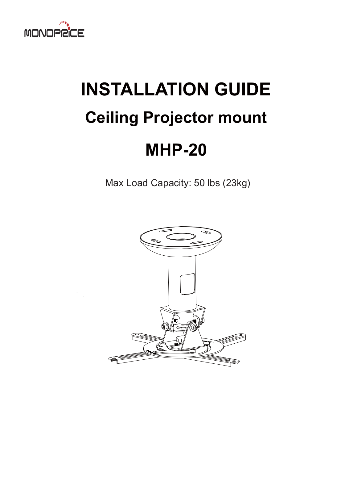 Monoprice MHP-20 User Manual