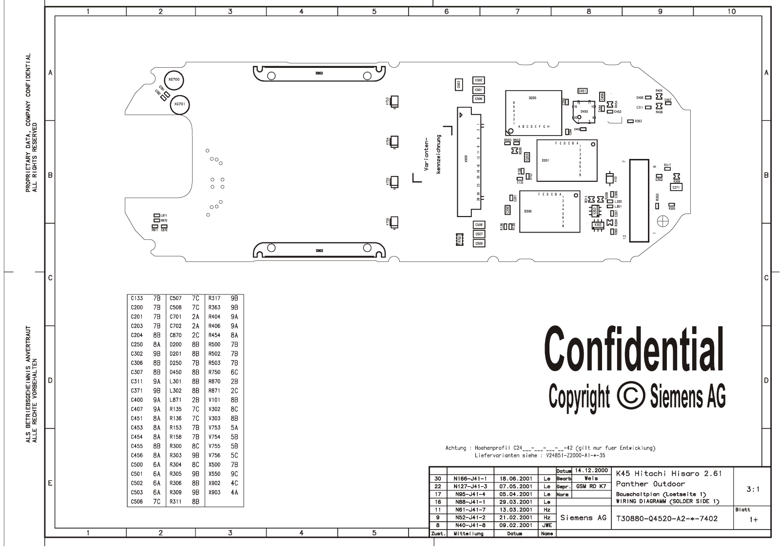 Siemens S45 Schematics