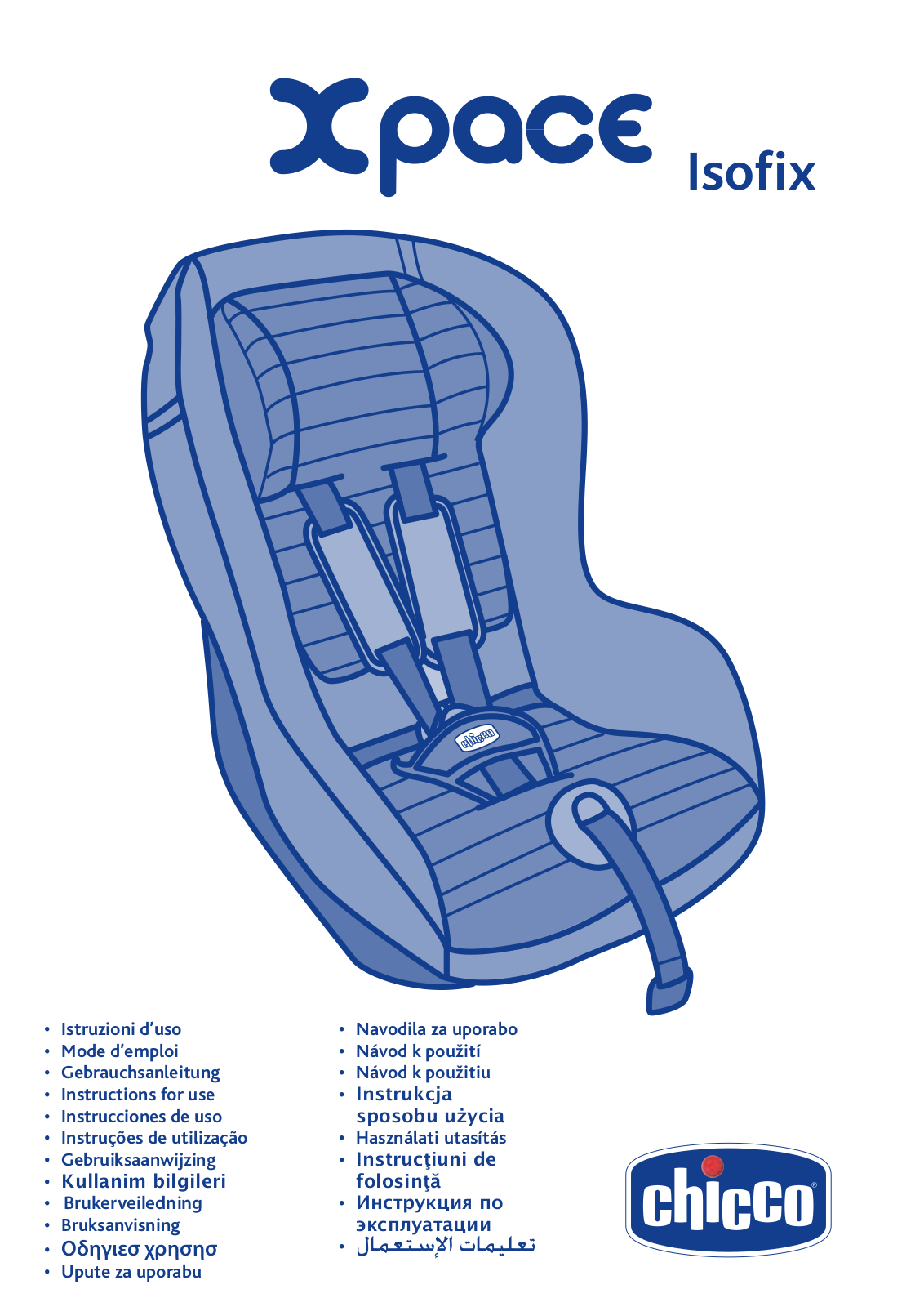 Chicco Xpace Isofix User Manual