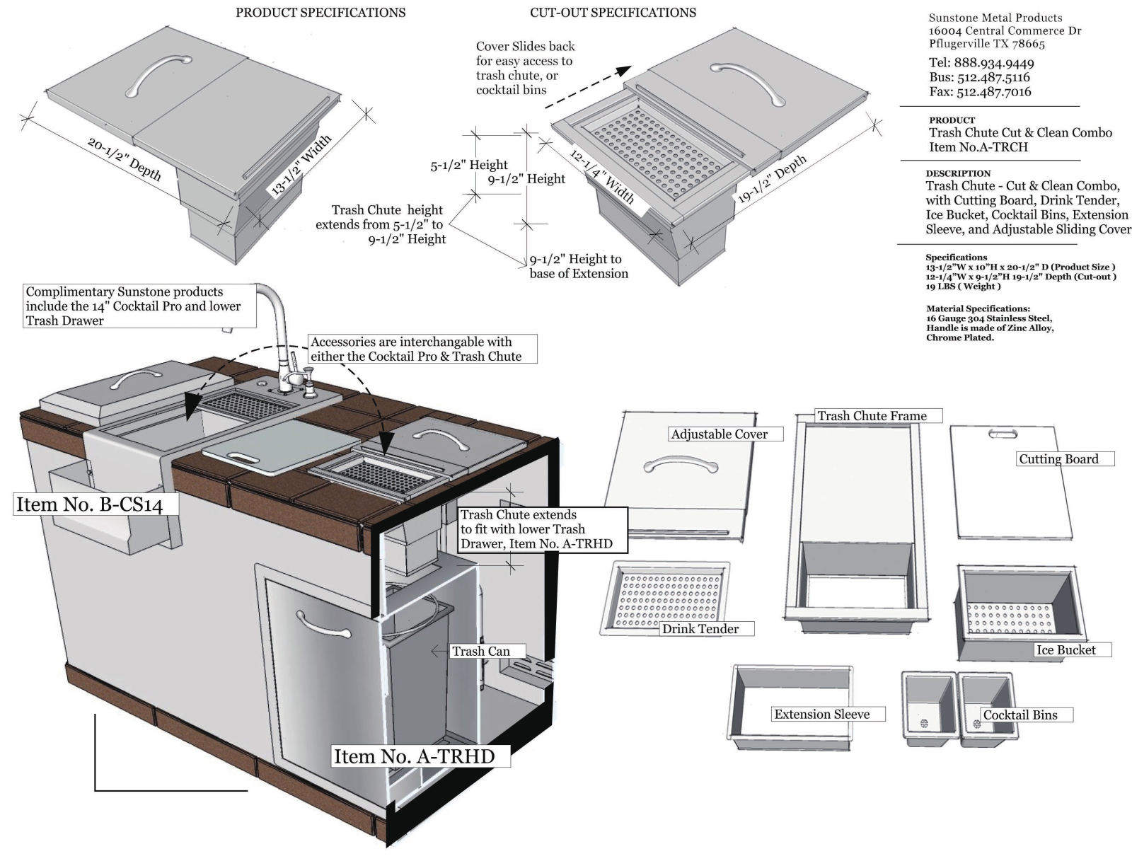 Sunstone ATRCH Specifications - ManualMachine.com