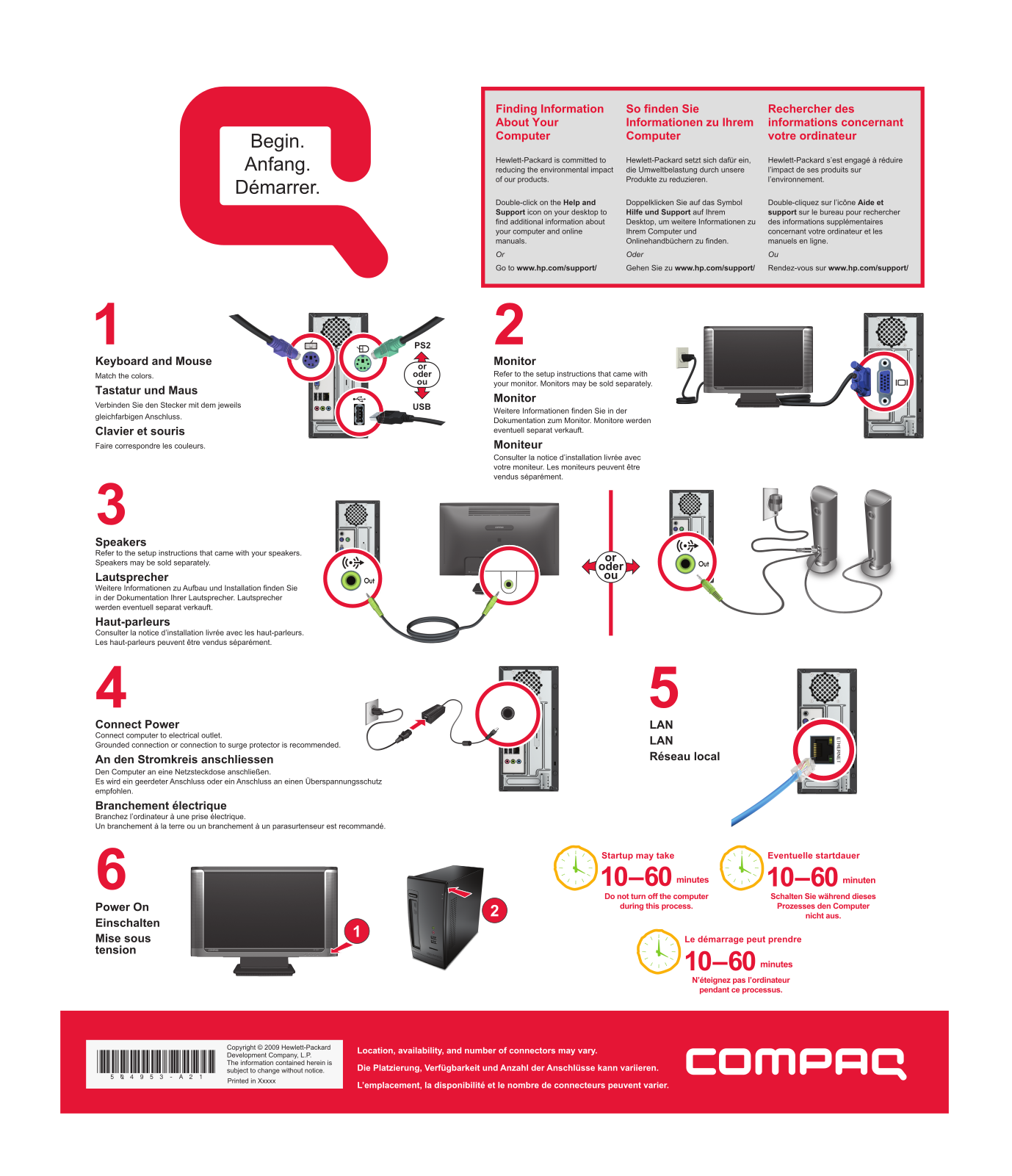 COMPAQ CQ2100BE User Manual