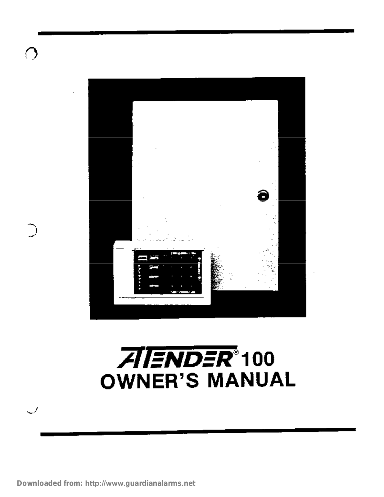 Aritech Attender 100 Owner's Manual