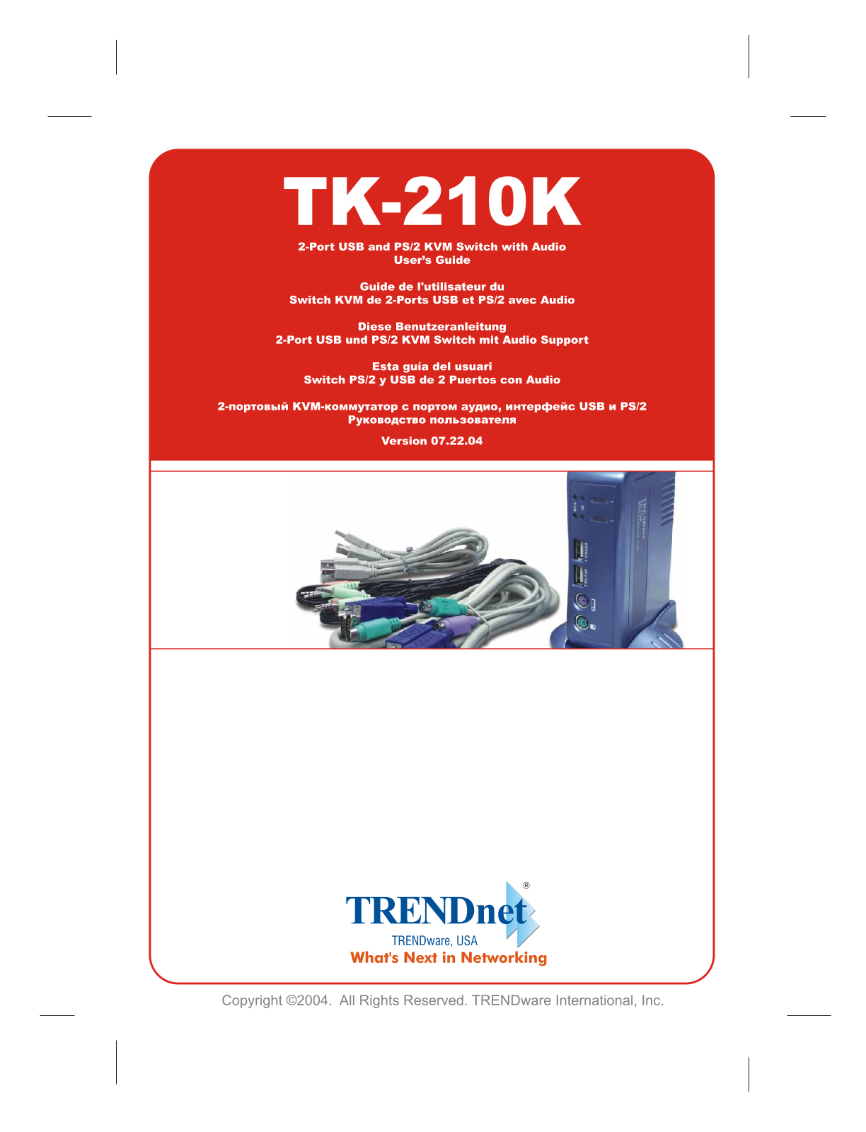 Trendnet TK-210K User Manual