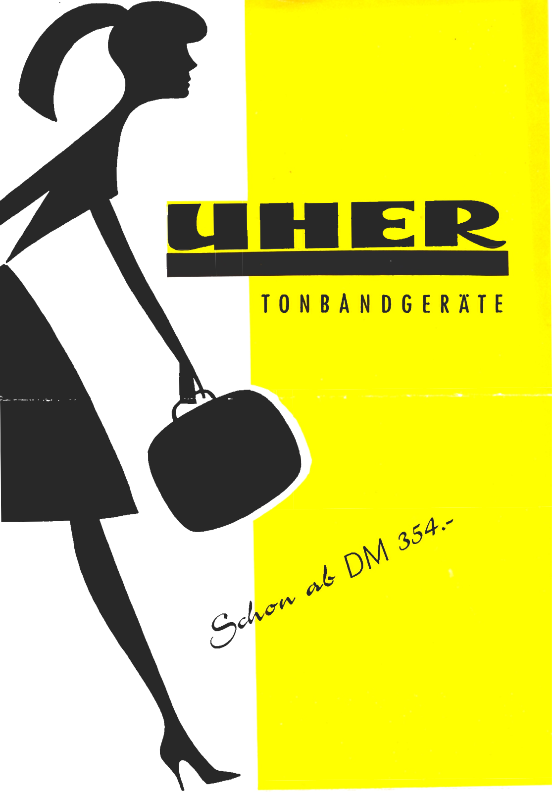 Uher 500, 501, 502 Brochure