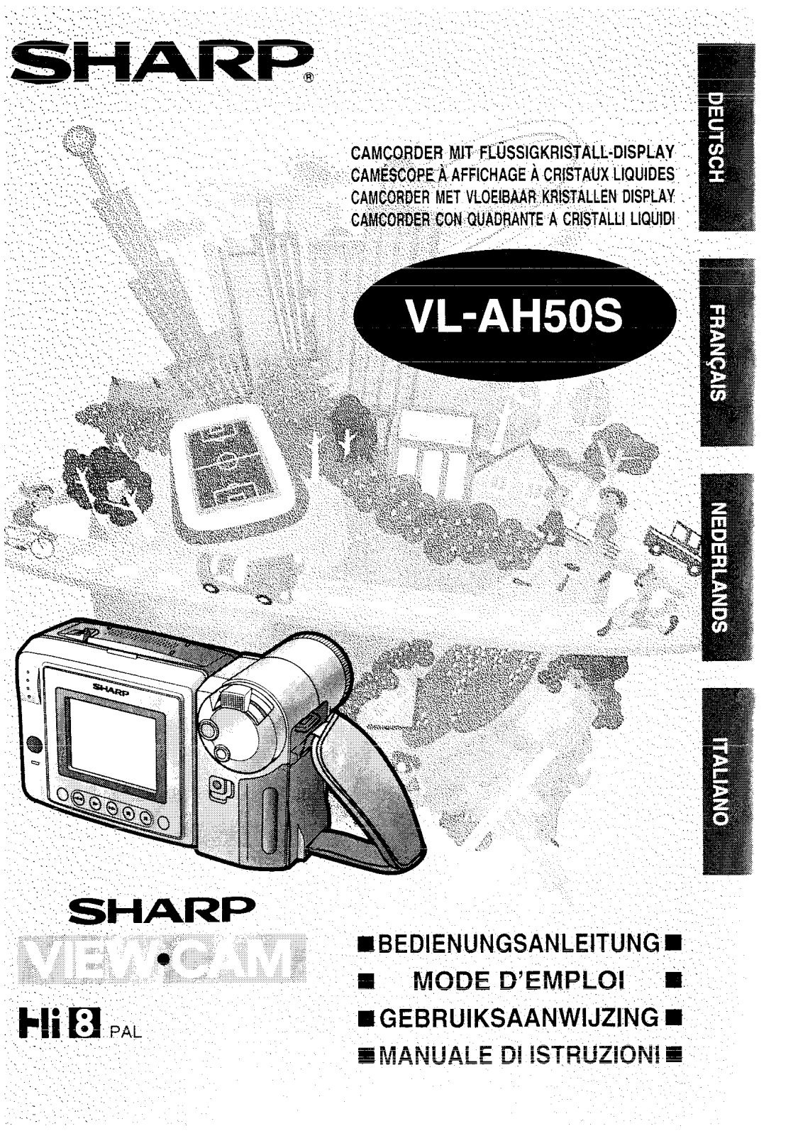 Sharp VL-AH50S Operation Manual