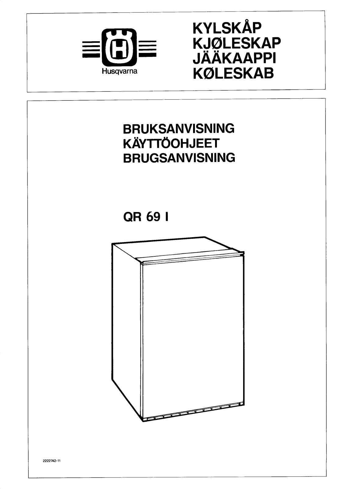 Husqvarna QR69I User Manual