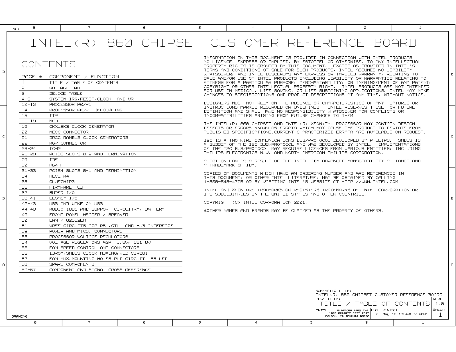 Intel 860 Schematics Rev1.2