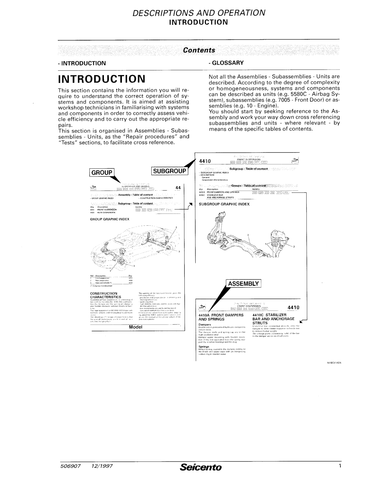 FIAT Seicento User Manual
