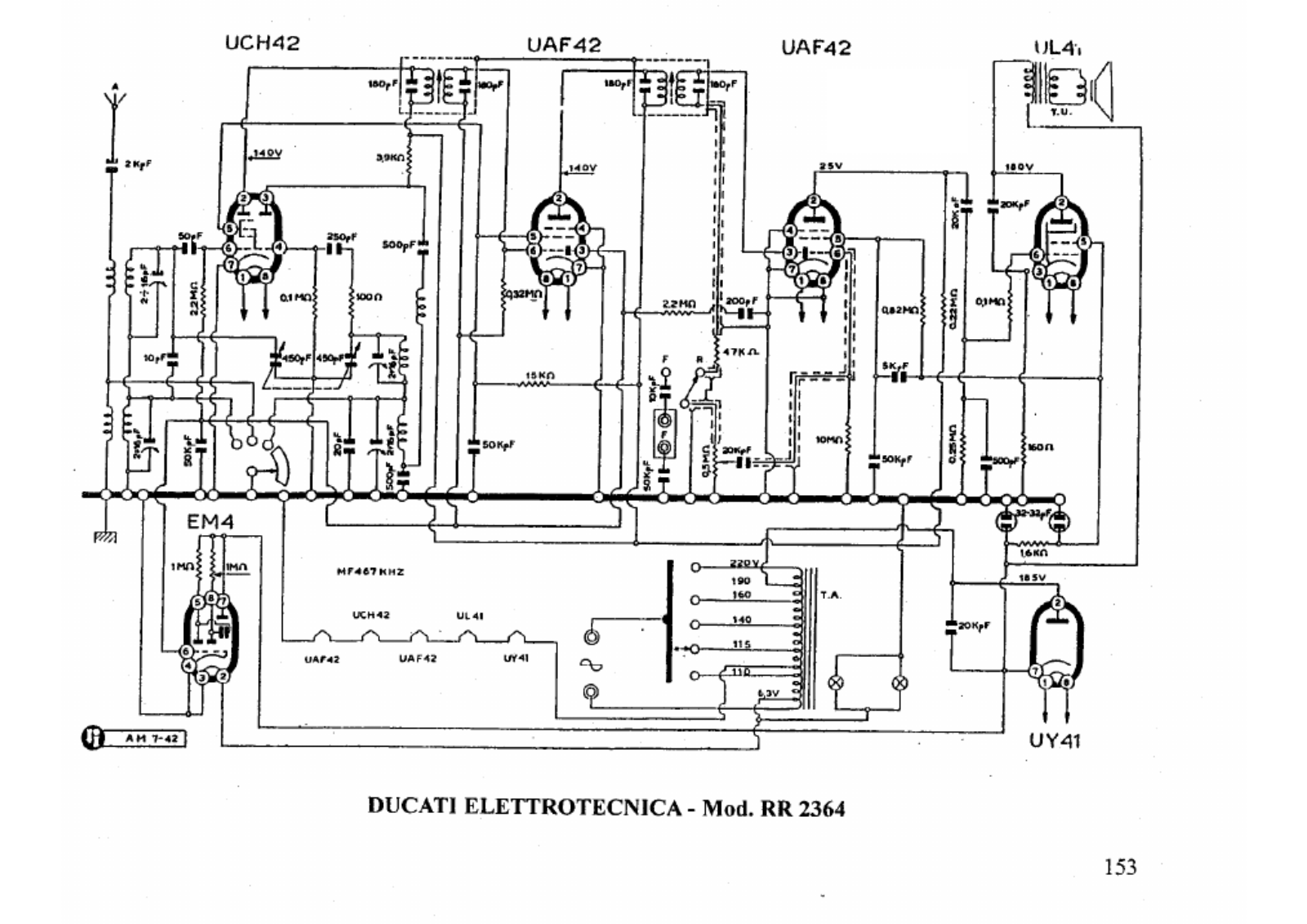 Ducati rr2364 schematic