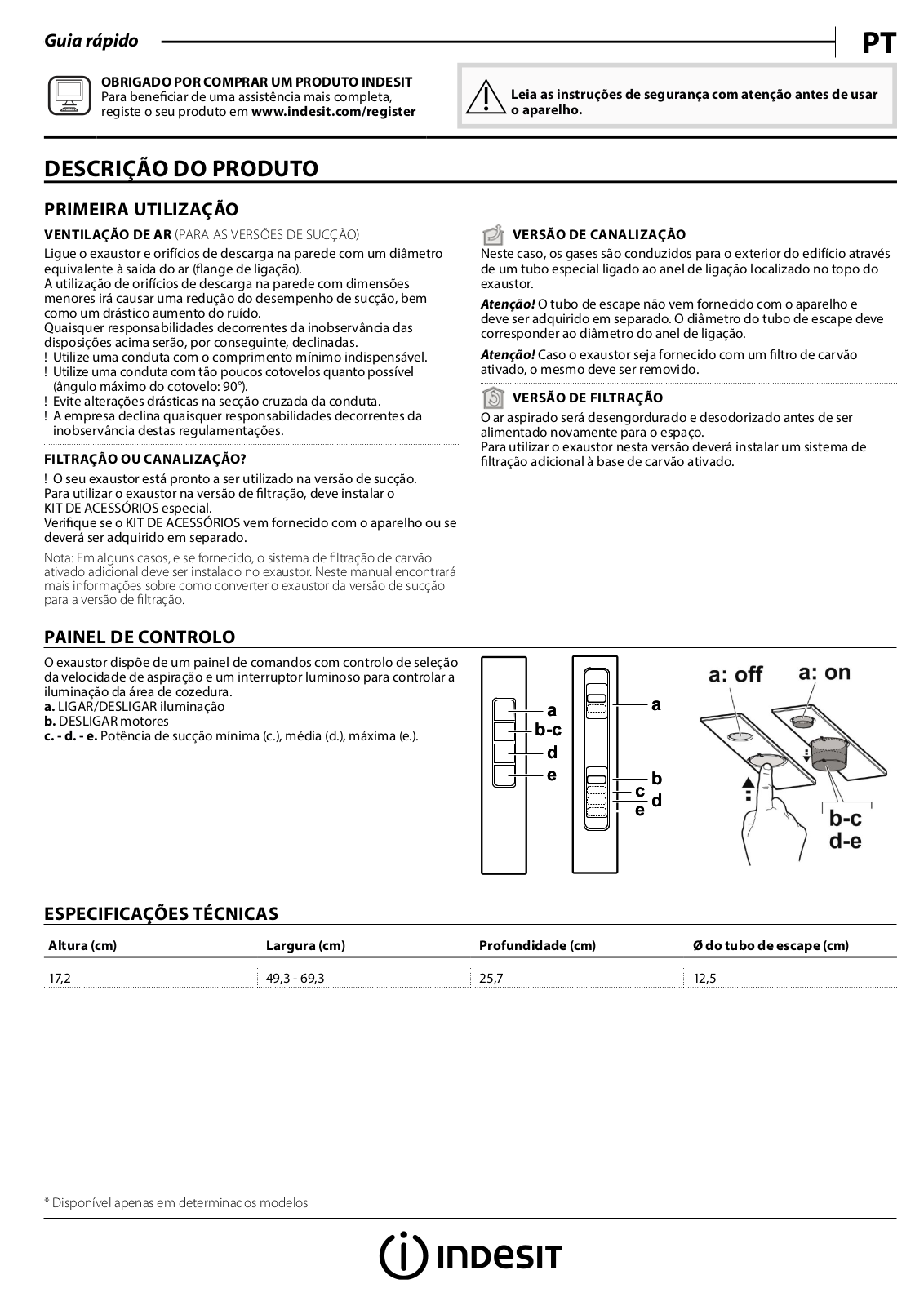 INDESIT I CT 64LSS Daily Reference Guide