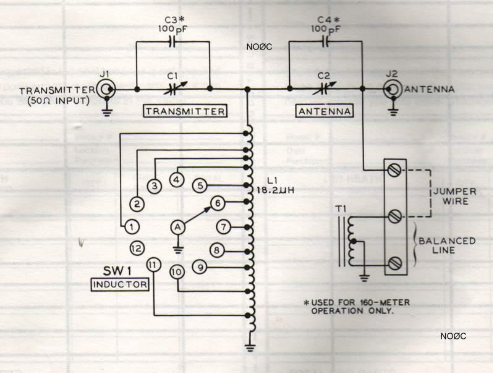 Heath Company HFT-9 Schematic