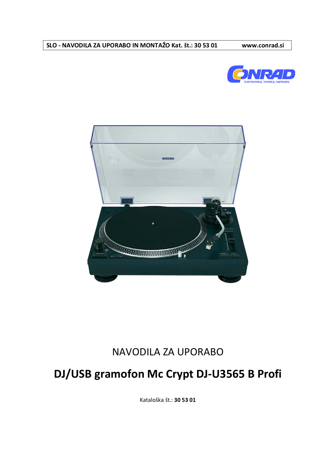 Mc Crypt DJ-U3565 B Operation Manual - ManualMachine.com