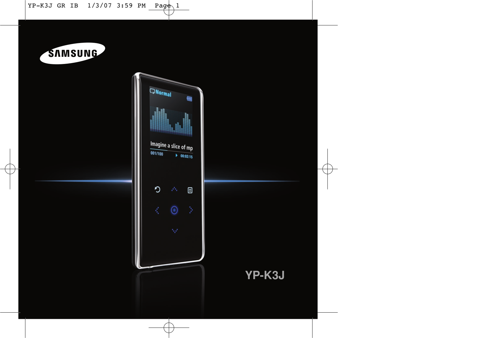 Samsung YP-K3JQG, YP-K3JQR, YP-K3JAB, YP-K3JQB, YP-K3JZB User Manual