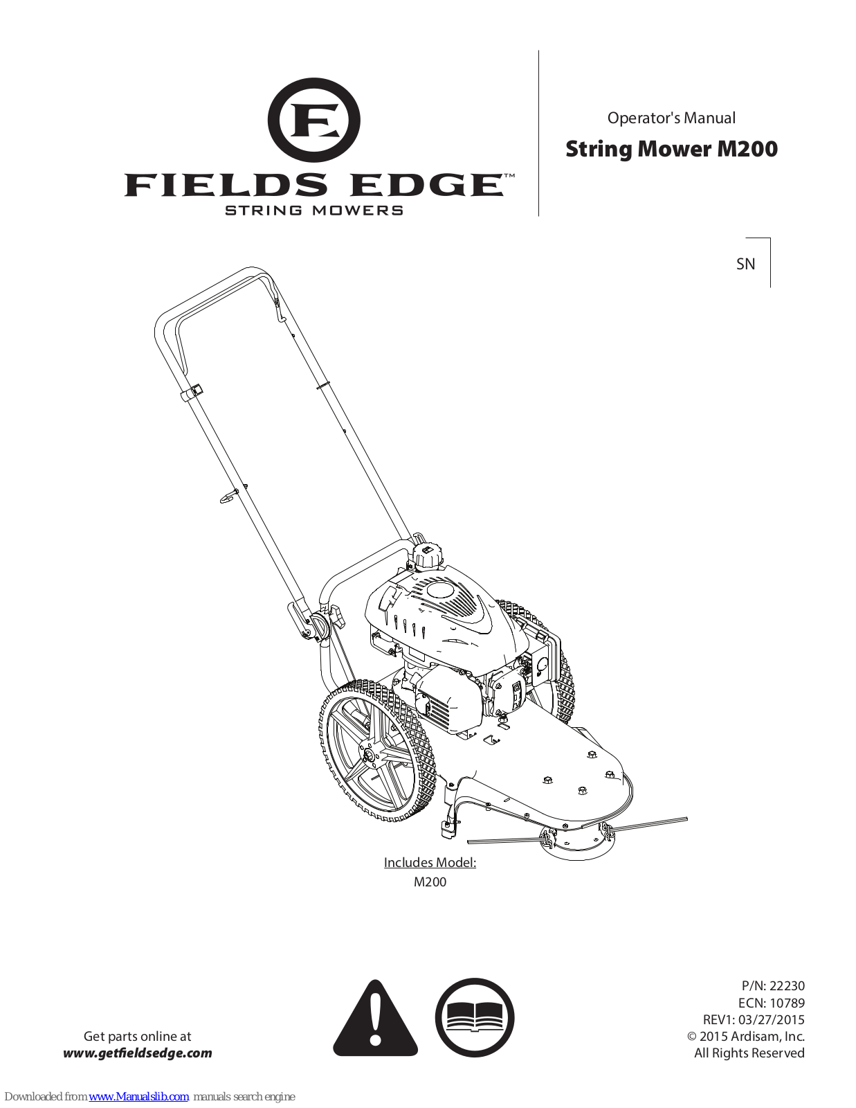 Fields Edge M200 Operator's Manual