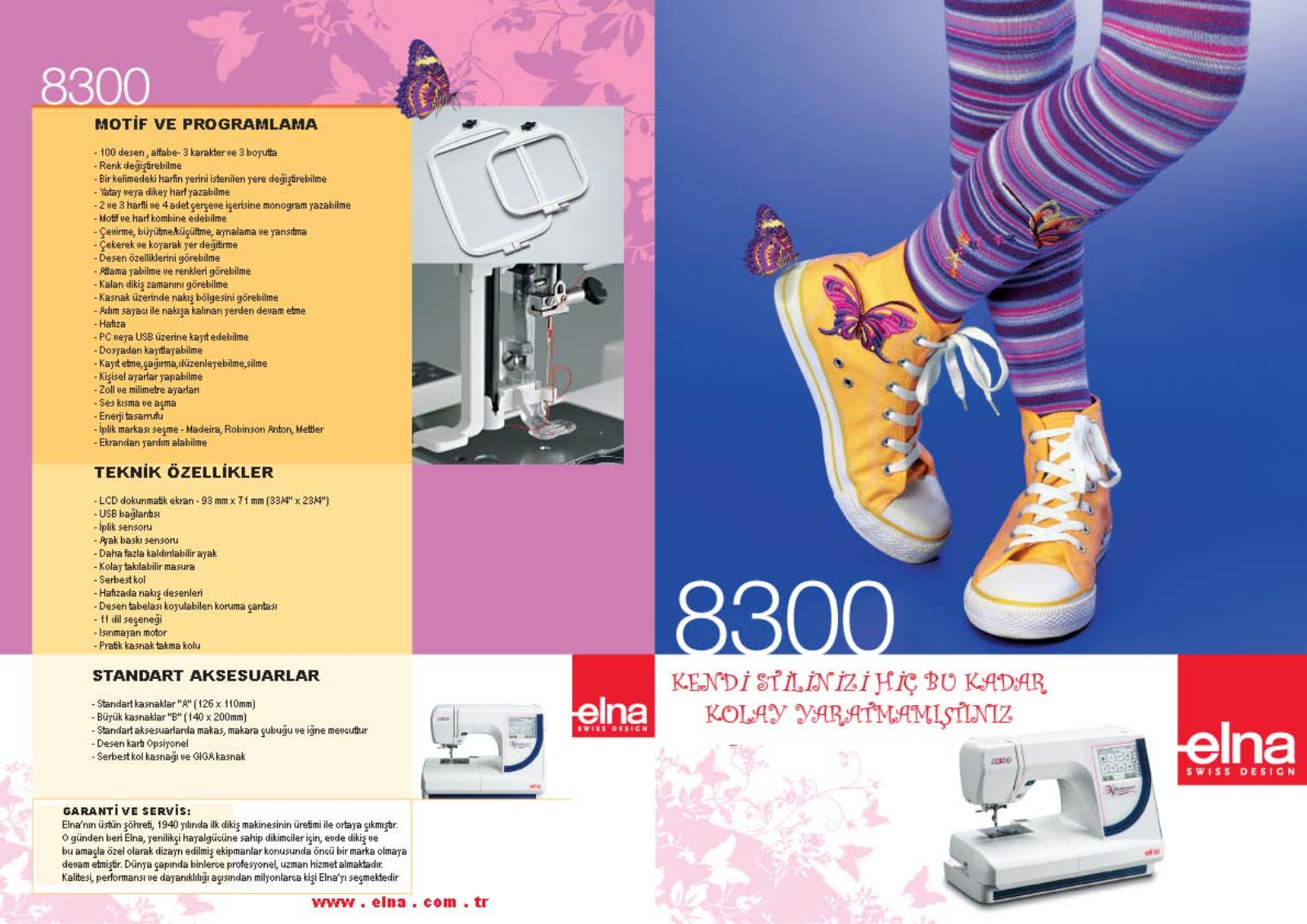 Elna 8300 BROCHURE