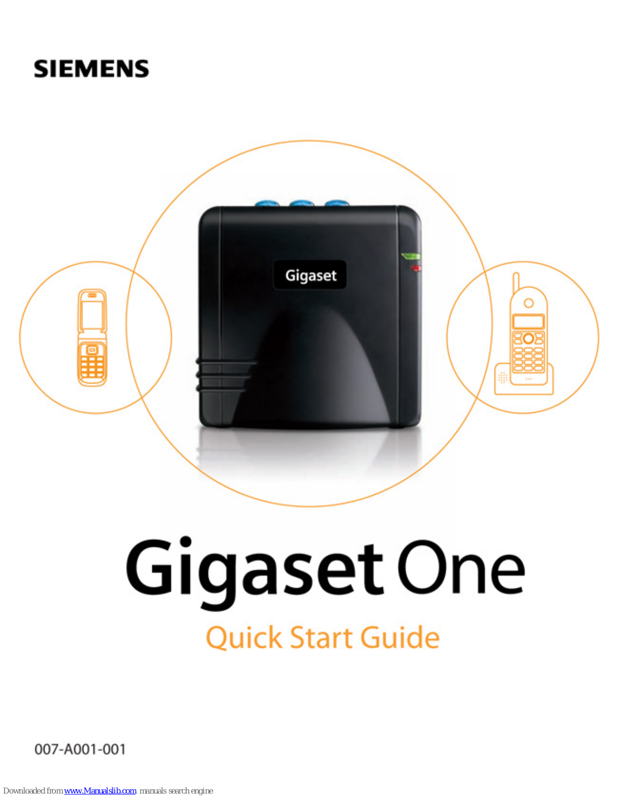 Siemens Gigaset One Quick Start Manual