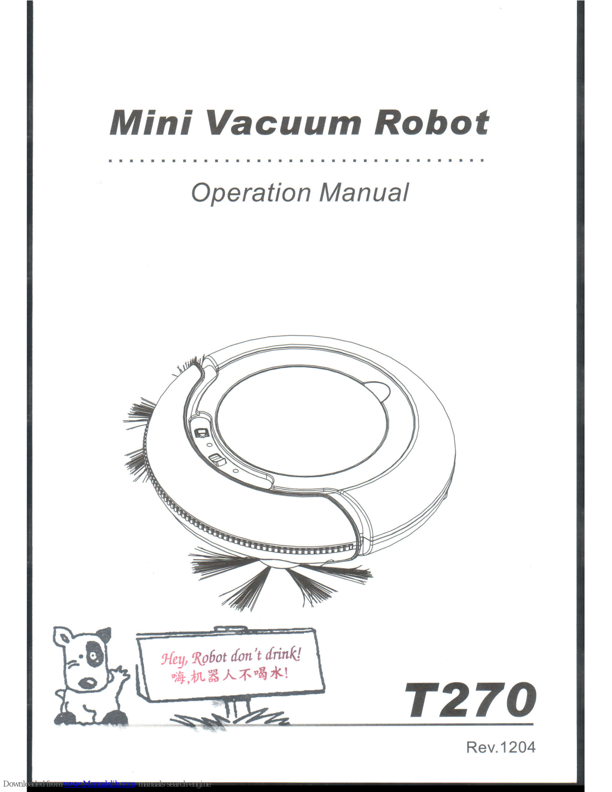 V.Bot T270 Operation Manual - ManualMachine.com