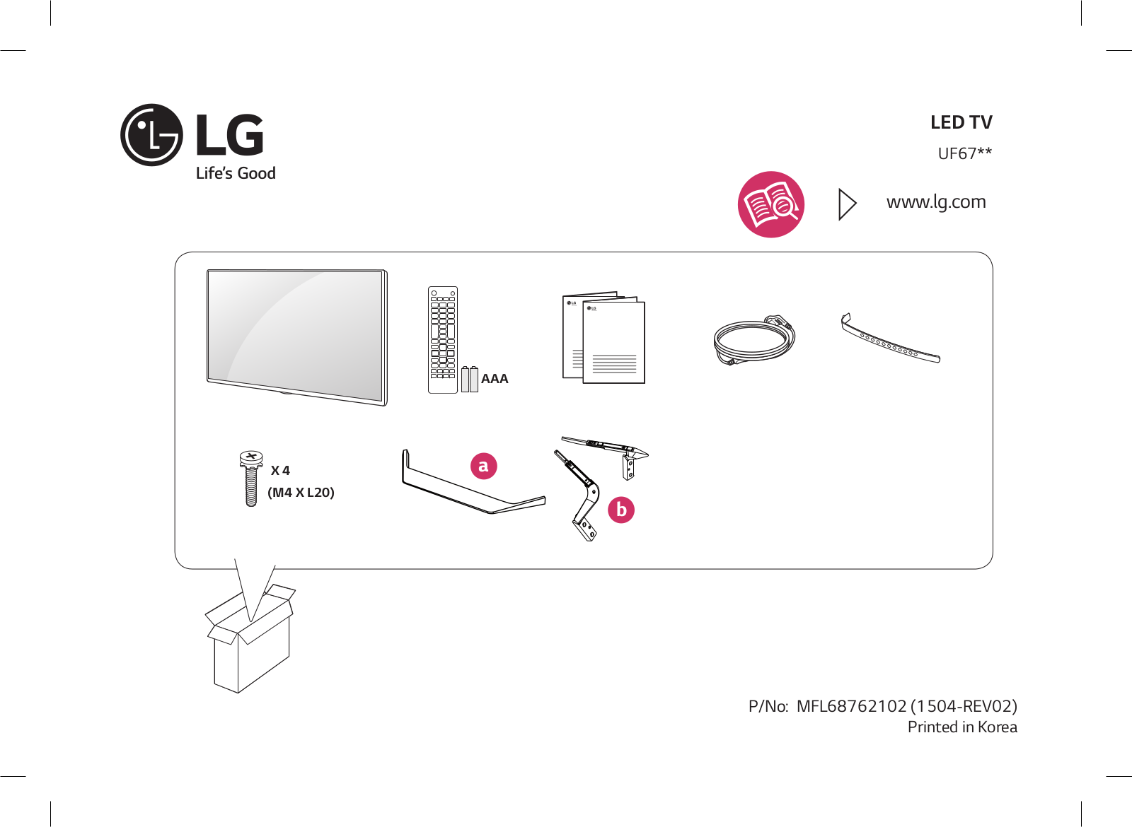 LG 55UF671T Owner’s Manual