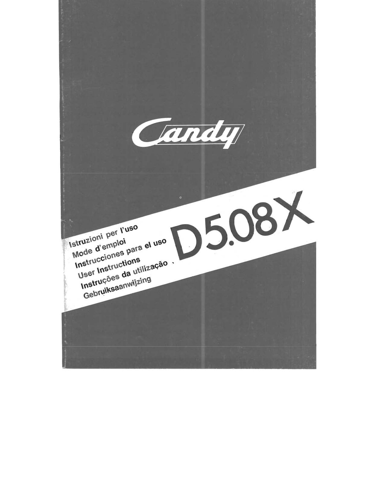 Candy D5.08X User Manual