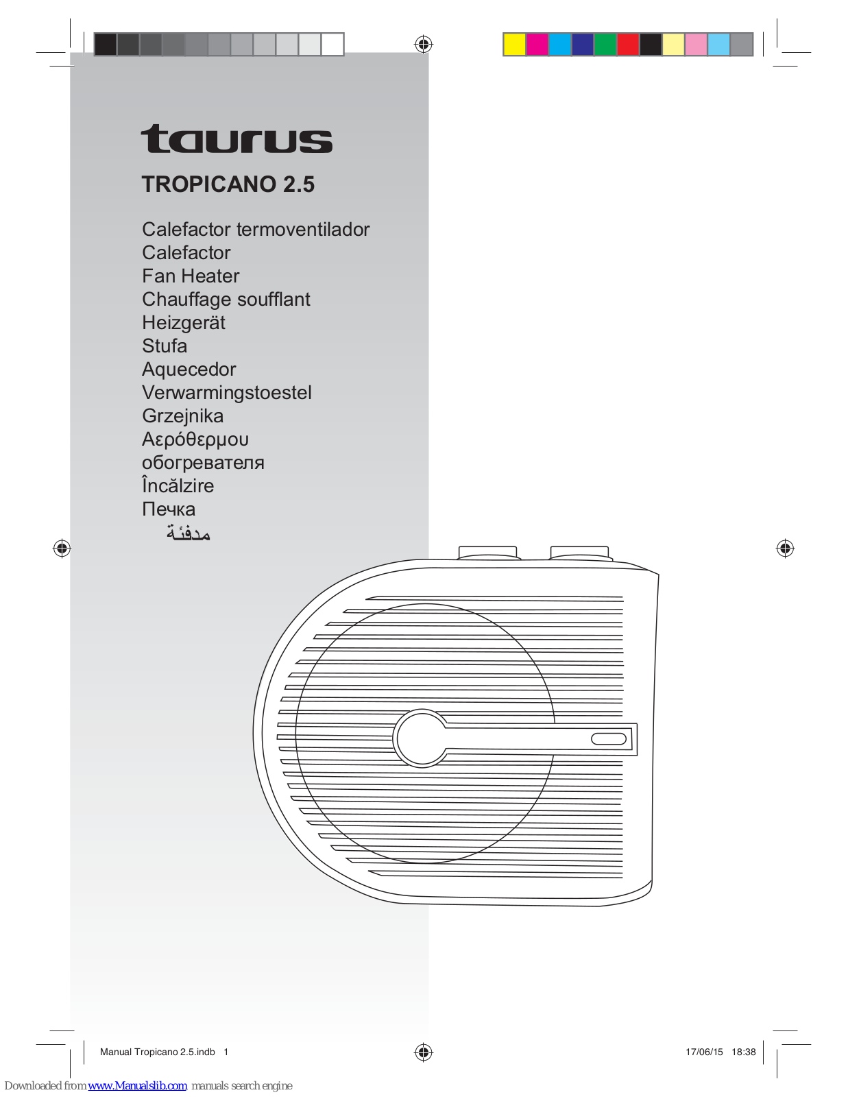 Taurus TROPICANO 2.5 User Manual