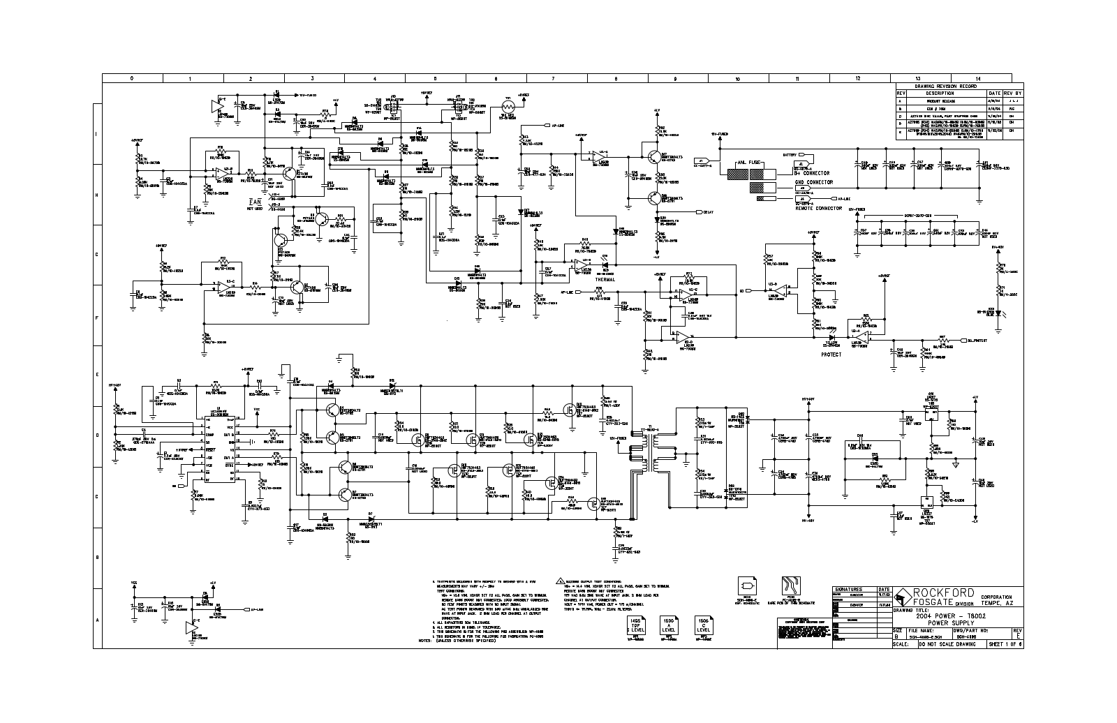 Kenwood POWER-T-8002 Schematic